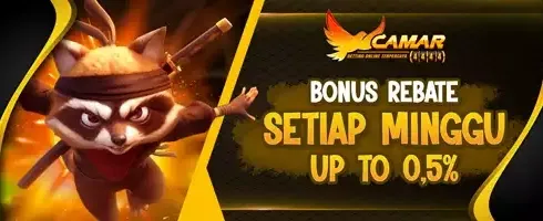 Rebate Harian Slot 0.5% promotion banner